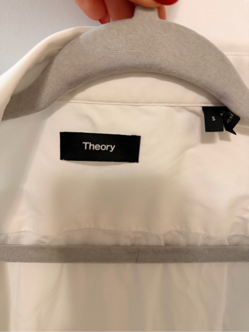Theory Sylvain Wealth Men's White Button Down Dress Shirt - Picture 2 of 7